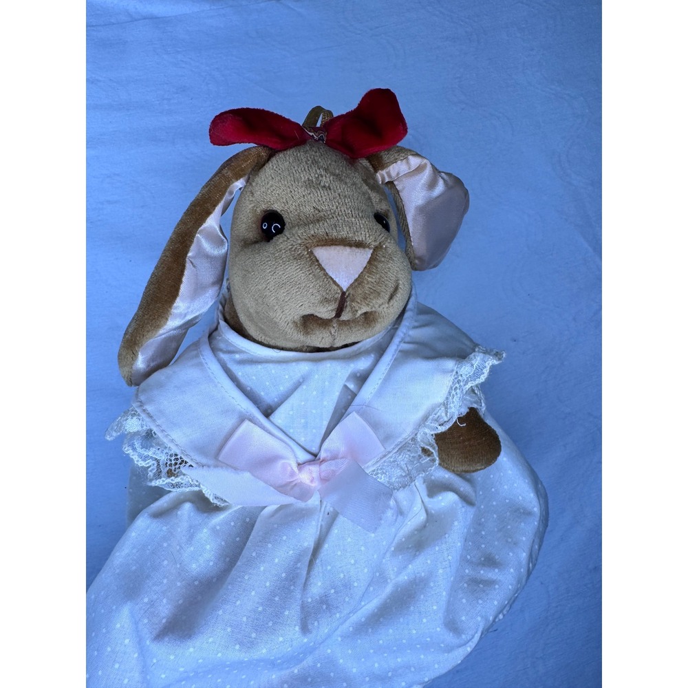 Commonwealth Rabbit‎ Ears Productions Plush Bunny Brown Excellent 1985 Vintage - Picture 2 of 5